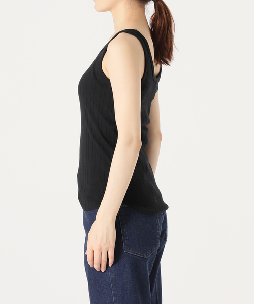 IENA（イエナ）の「スーピマランダム針抜きリブタンクトップ（Tシャツ