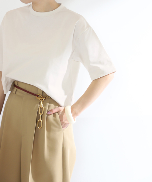 セール】【MAISON BOINET/メゾンボワネ】チェーン*レザーベルト