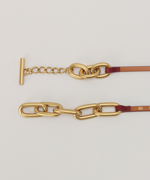 IENA メゾンボワネ　ゴールドプレート　細ベルト 華奢ベルト MAISON BOINET ベルト 「MAISON BOINET/メゾンボワネ」20MM BELT