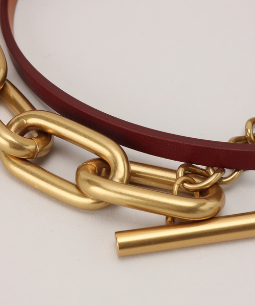 IENA メゾンボワネ　ゴールドプレート　細ベルト 華奢ベルト 追加2》MAISON BOINET / メゾンボワネ 25mm belt ベルト（ベルト