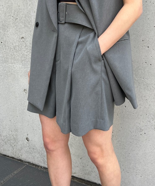 ESTNATION（エストネーション）の「ESTNATION / ベルトタックショート