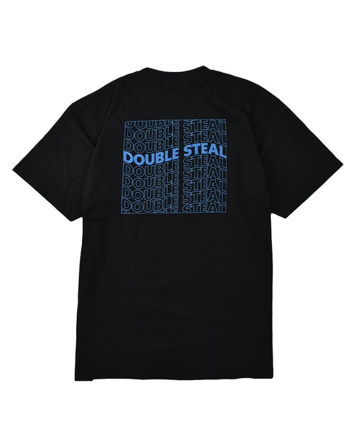 DOUBLE STEAL(ダブルスティール)の「ウェーブロゴ Tシャツ(Tシャツ/カットソー・メンズ・ホワイト/ブラック/ライトブルー・MEDIUM/LARGE/X-LARGE/XX-LARGE)」の7枚目の写真