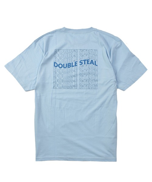 DOUBLE STEAL(ダブルスティール)の「ウェーブロゴ Tシャツ(Tシャツ/カットソー・メンズ・ホワイト/ブラック/ライトブルー・MEDIUM/LARGE/X-LARGE/XX-LARGE)」の11枚目の写真