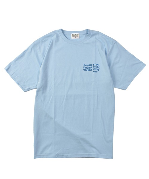 DOUBLE STEAL(ダブルスティール)の「ウェーブロゴ Tシャツ(Tシャツ/カットソー・メンズ・ホワイト/ブラック/ライトブルー・MEDIUM/LARGE/X-LARGE/XX-LARGE)」の12枚目の写真