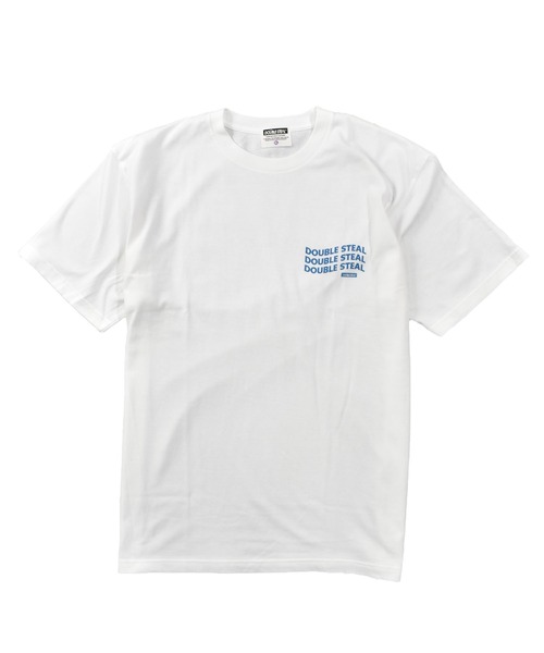 DOUBLE STEAL(ダブルスティール)の「ウェーブロゴ Tシャツ(Tシャツ/カットソー・メンズ・ホワイト/ブラック/ライトブルー・MEDIUM/LARGE/X-LARGE/XX-LARGE)」の16枚目の写真