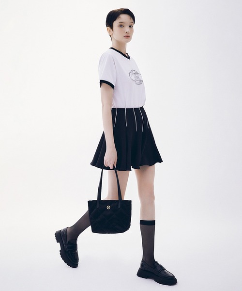 METROCITY（メトロシティ）の「(オンライン専用) ラルゴバッグ(Largo Bag) ダイヤ キルティング S ホーボーバッグ（トートバッグ・レディース・ブラック/アイボリー・FREE）」の14枚目の写真