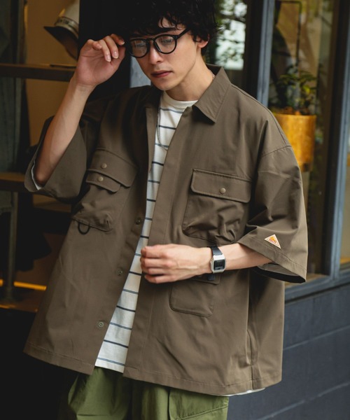 KELTY(ケルティ)の「【KELTY/ケルティ】マルチポケット/ミリタリーシャツ(シャツ/ブラウス・メンズ・ブラック/ブラウン・MEDIUM/LARGE)」の10枚目の写真