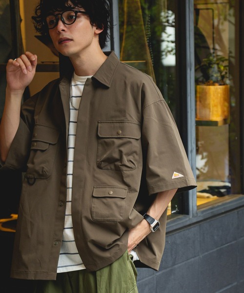 KELTY(ケルティ)の「【KELTY/ケルティ】マルチポケット/ミリタリーシャツ(シャツ/ブラウス・メンズ・ブラック/ブラウン・MEDIUM/LARGE)」の7枚目の写真