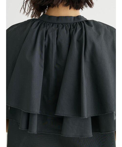 KBF（ケイビーエフ）の「KBF フリルブラウス（シャツ/ブラウス・レディース・チャコールグレー/アイボリー・FREE）」の19枚目の写真