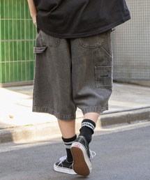 retock's（レトックス）の「【retock's】ロゴ刺繍ペインターワイドハーフパンツ（その他パンツ）」