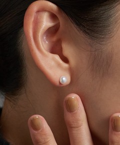 別注】＜les bonbon＞DIMPLE 淡水パール ピアス（ピアス（両耳用
