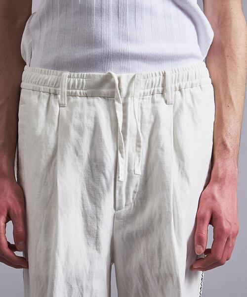 MONKEY TIME（モンキータイム）の「＜monkey time＞ CL CHINO SIDE EMBROIDERY EASY PANTS/パンツ（チノパンツ・メンズ・ブラック/オフホワイト・S/M/L）」の11枚目の写真