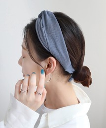 ナチュラルカラーバックワイヤーターバン