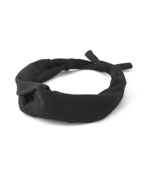 ANEMONE（アネモネ）の「ナチュラルカラーバックワイヤーターバン（ヘアバンド・レディース・ブラック/ブルー/グレー/アイボリー・FREE）」の8枚目の写真