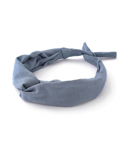 ANEMONE（アネモネ）の「ナチュラルカラーバックワイヤーターバン（ヘアバンド・レディース・ブラック/ブルー/グレー/アイボリー・FREE）」の11枚目の写真