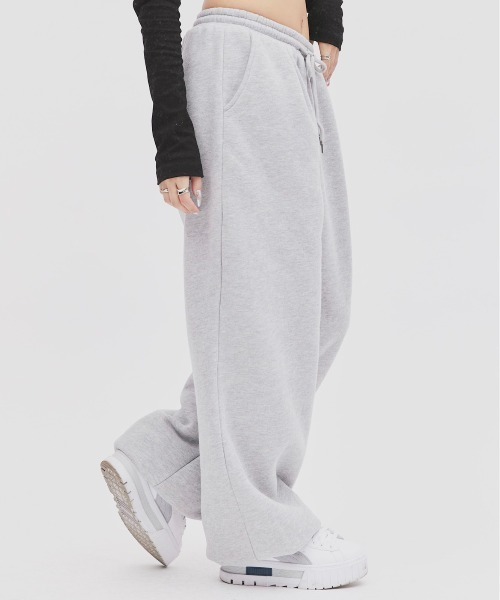 17HR（セブンティーンアワーズ）の「ルーズスウェットパンツ（スウェットパンツ・レディース・ブラック/グレー・FREE）」の5枚目の写真
