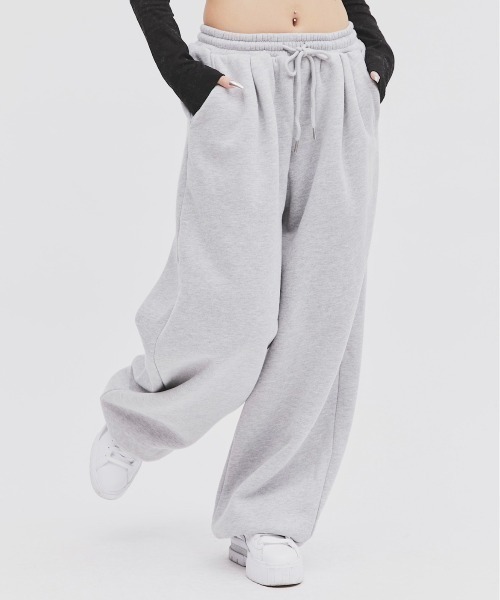 17HR（セブンティーンアワーズ）の「ルーズスウェットパンツ（スウェットパンツ・レディース・ブラック/グレー・FREE）」の8枚目の写真