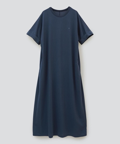 CONVERSE TOKYO(コンバーストウキョウ)の「BACK PLEATS DOCKING DRESS(ワンピース・レディース・グリーン/ブルー/ブラック・FREE)」の19枚目の写真