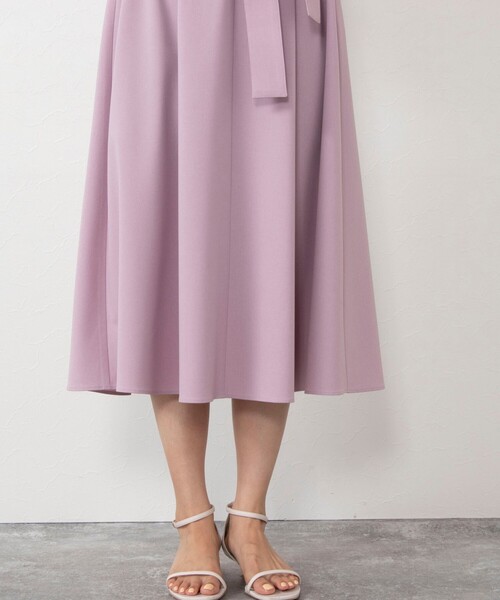 NOLLEY’S（ノーリーズ）の「ウォッシャブルリネンライク5分袖ワンピース（ワンピース・レディース・ベージュ/ピンク/ネイビー・38/36）」の7枚目の写真