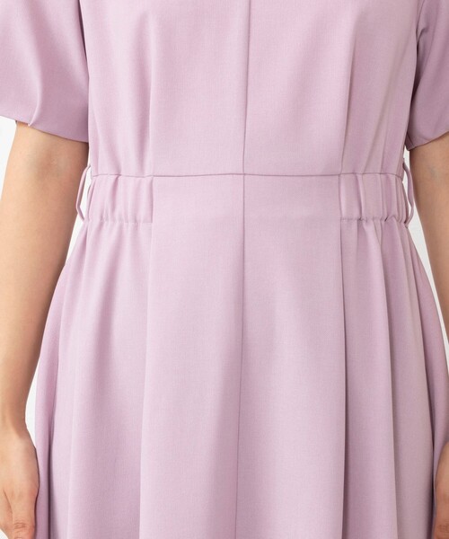 NOLLEY’S（ノーリーズ）の「ウォッシャブルリネンライク5分袖ワンピース（ワンピース・レディース・ベージュ/ピンク/ネイビー・38/36）」の16枚目の写真