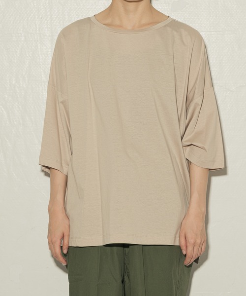 ottilie(オティーリエ)の「toricot toricot シアーヨークビックTシャツ ★(Tシャツ/カットソー・レディース・ブラック/オフホワイト/グリーン/ベージュ・FREE)」の20枚目の写真
