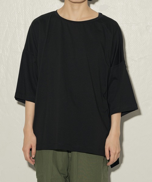 ottilie(オティーリエ)の「toricot toricot シアーヨークビックTシャツ ★(Tシャツ/カットソー・レディース・ブラック/オフホワイト/グリーン/ベージュ・FREE)」の17枚目の写真