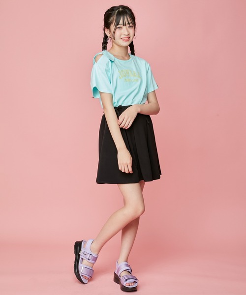 JENNI love（ジェニィラブ）の「サイドリボンフレアスカート