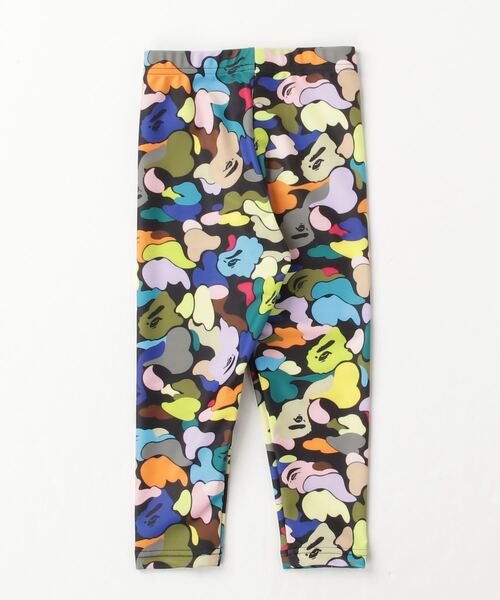 A BATHING APE(アベイシングエイプ)の「MULTI CAMO SWIM LEGGINGS K(ラッシュガード・キッズ・マルチ・MEDIUM/LARGE)」の2枚目の写真