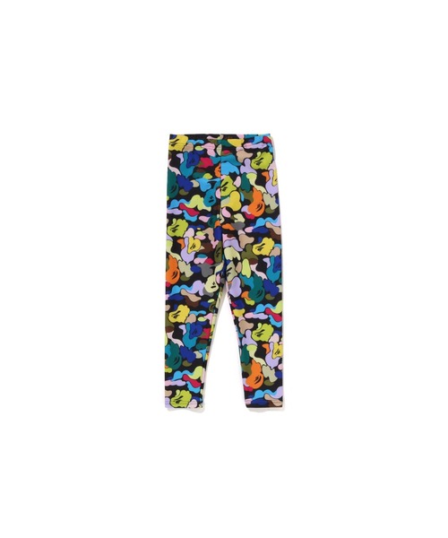 A BATHING APE(アベイシングエイプ)の「MULTI CAMO SWIM LEGGINGS K(ラッシュガード・キッズ・マルチ・MEDIUM/LARGE)」の1枚目の写真
