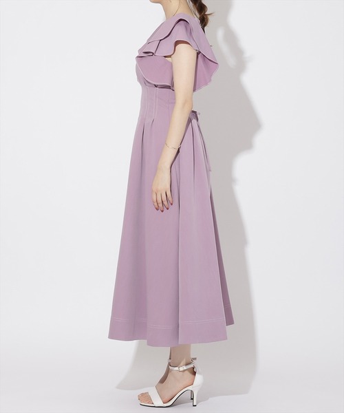 WILLSELECTION（ウィルセレクション）の「ウエストタックフリルワンピース（ワンピース・レディース・ブラック系その他5/ラベンダー/ブルー・MEDIUM）」の11枚目の写真