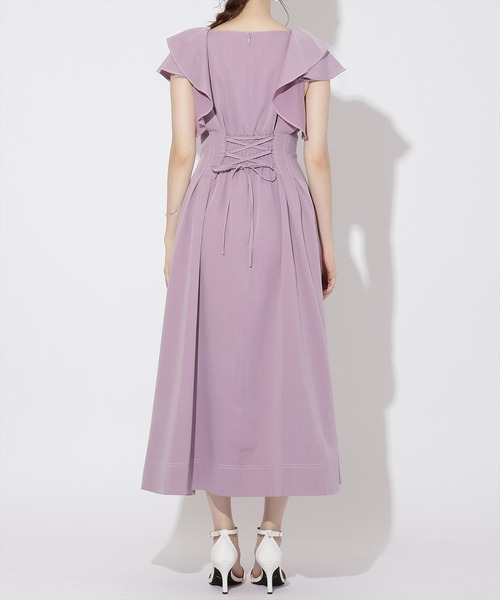 WILLSELECTION（ウィルセレクション）の「ウエストタックフリルワンピース（ワンピース・レディース・ブラック系その他5/ラベンダー/ブルー・MEDIUM）」の10枚目の写真