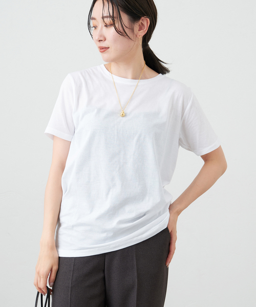 IENA（イエナ）の「【Uhr/ウーア】BACK OPEN Tシャツ（Tシャツ/カットソー・レディース・ブラック/ブラウン/ホワイト・FREE）」の2枚目の写真