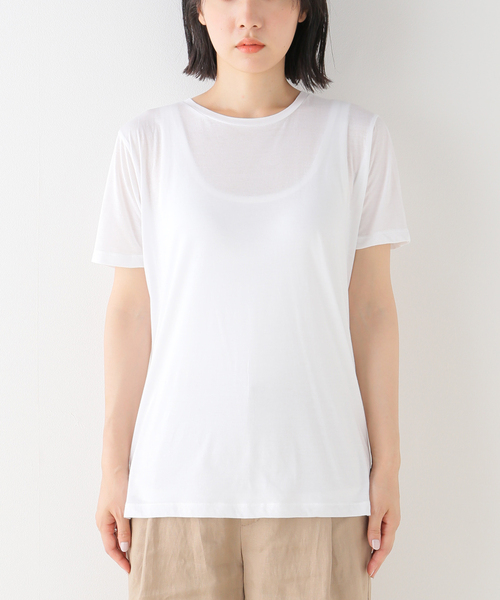 IENA（イエナ）の「【Uhr/ウーア】BACK OPEN Tシャツ（Tシャツ/カットソー・レディース・ブラック/ブラウン/ホワイト・FREE）」の16枚目の写真