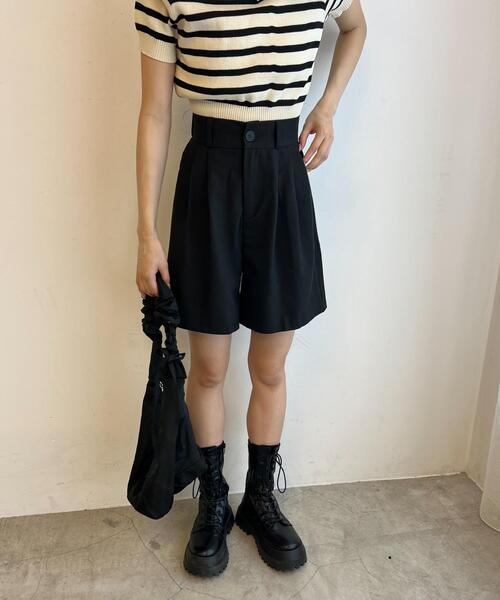 PHILLY（フィリー）の「タックショートパンツ（その他パンツ・レディース・ブラック/グレー・FREE）」の7枚目の写真