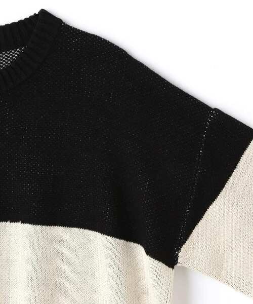 WHITELAND(ホワイトランド)の「【WEB&DEPOT限定】WHITELAND/ホワイトランド/BORDER CREWNECK KNIT(ニット/セーター・メンズ・ブルー/ブラック/グリーン・MEDIUM/LARGE)」の11枚目の写真