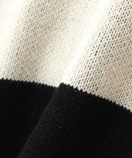 WHITELAND(ホワイトランド)の「【WEB&DEPOT限定】WHITELAND/ホワイトランド/BORDER CREWNECK KNIT(ニット/セーター・メンズ・ブルー/ブラック/グリーン・MEDIUM/LARGE)」の14枚目の写真
