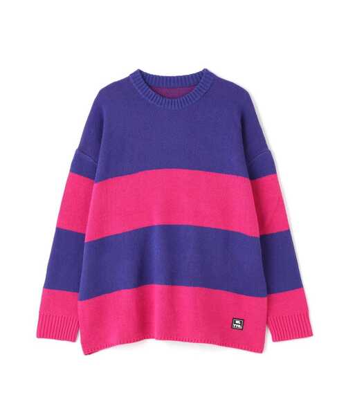 WHITELAND(ホワイトランド)の「【WEB&DEPOT限定】WHITELAND/ホワイトランド/BORDER CREWNECK KNIT(ニット/セーター・メンズ・ブルー/ブラック/グリーン・MEDIUM/LARGE)」の15枚目の写真