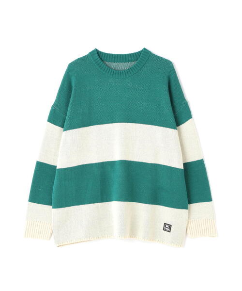 WHITELAND(ホワイトランド)の「【WEB&DEPOT限定】WHITELAND/ホワイトランド/BORDER CREWNECK KNIT(ニット/セーター・メンズ・ブルー/ブラック/グリーン・MEDIUM/LARGE)」の19枚目の写真