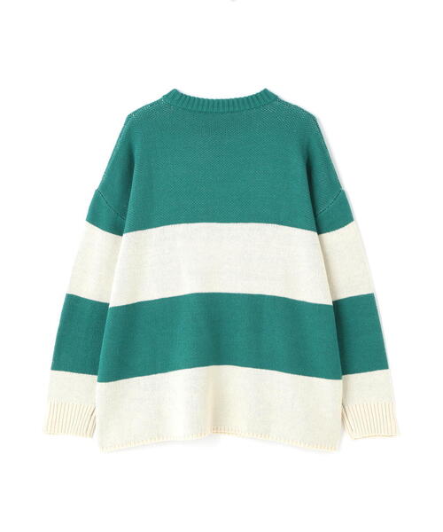 WHITELAND(ホワイトランド)の「【WEB&DEPOT限定】WHITELAND/ホワイトランド/BORDER CREWNECK KNIT(ニット/セーター・メンズ・ブルー/ブラック/グリーン・MEDIUM/LARGE)」の21枚目の写真