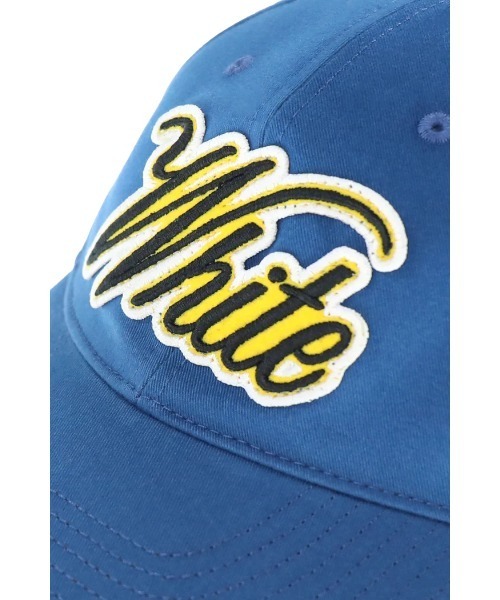 off white(オフホワイト)の「WORLD VARSITY BASEBALL CAP(キャップ・メンズ・ブルー・ONE SIZE)」の6枚目の写真