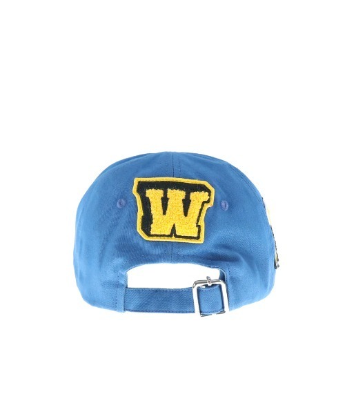 off white(オフホワイト)の「WORLD VARSITY BASEBALL CAP(キャップ・メンズ・ブルー・ONE SIZE)」の4枚目の写真