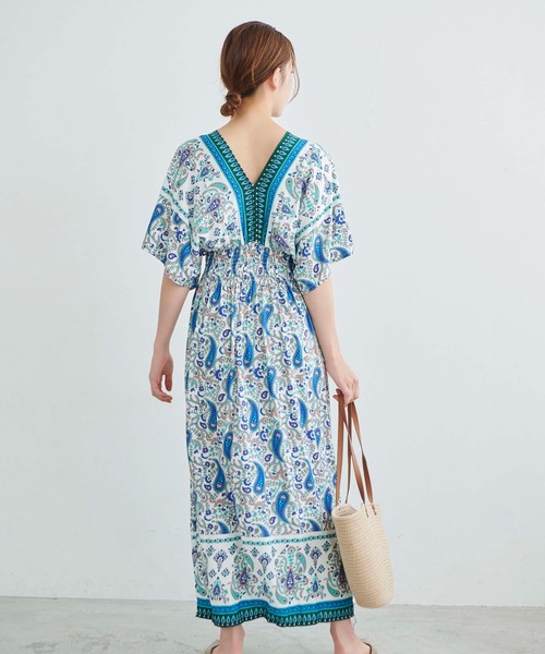 Edit Sheen（エディットシーン）の「エスニック柄ワンピース（ワンピース・レディース・ピンク/ブルー・M）」の16枚目の写真