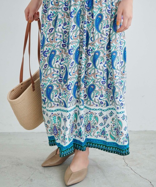 Edit Sheen（エディットシーン）の「エスニック柄ワンピース（ワンピース・レディース・ピンク/ブルー・M）」の21枚目の写真