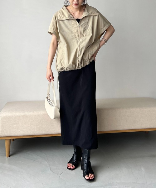 CAPRICIEUX LE'MAGE(カプリシューレマージュ)の「半袖アノラックシャツ(Tシャツ/カットソー・レディース・ホワイト/ベージュ・FREE)」の22枚目の写真