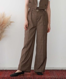 ’ハイウエストツータックワイドパンツ’