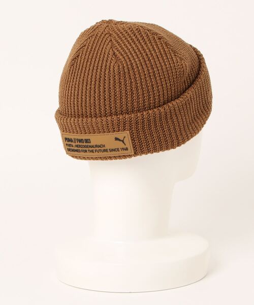 PUMA（プーマ）の「PUMA プーマ ユニセックス プーマ フォワード ビーニー（ニットキャップ/ビーニー・メンズ・チョコ/ブラック・フリー）」の3枚目の写真