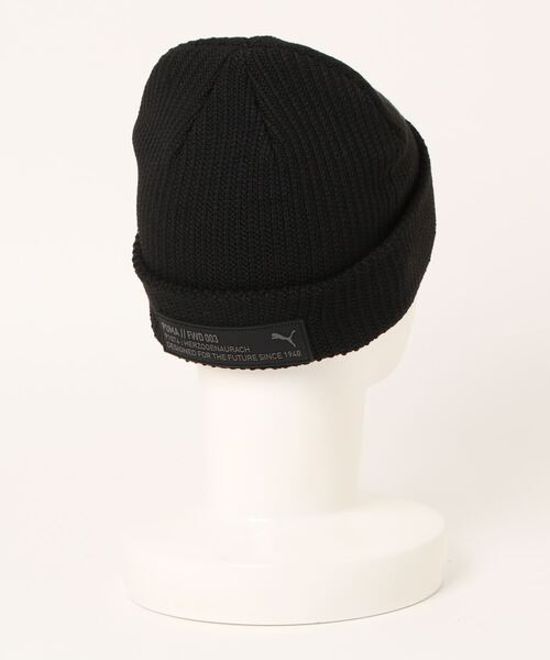PUMA（プーマ）の「PUMA プーマ ユニセックス プーマ フォワード ビーニー（ニットキャップ/ビーニー・メンズ・チョコ/ブラック・フリー）」の4枚目の写真