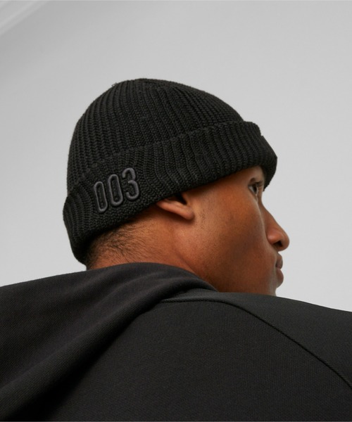 PUMA（プーマ）の「PUMA プーマ ユニセックス プーマ フォワード ビーニー（ニットキャップ/ビーニー・メンズ・チョコ/ブラック・フリー）」の6枚目の写真