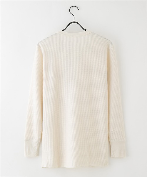 JEMORGAN(ジェーイーモーガン)の「【JEMORGAN/ジェーイーモーガン】ワッフルヘンリーネックロンT(Tシャツ/カットソー・メンズ・ホワイト/アイボリー/ブラック/杢グレー/ネイビー/カーキ・X-LARGE/MEDIUM/LARGE)」の22枚目の写真