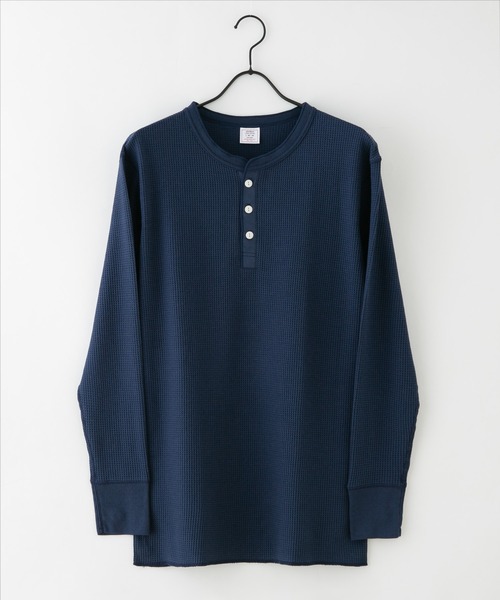 JEMORGAN(ジェーイーモーガン)の「【JEMORGAN/ジェーイーモーガン】ワッフルヘンリーネックロンT(Tシャツ/カットソー・メンズ・ホワイト/アイボリー/ブラック/杢グレー/ネイビー/カーキ・X-LARGE/MEDIUM/LARGE)」の16枚目の写真